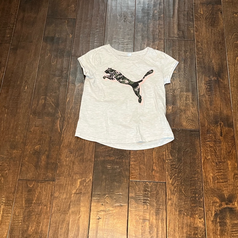 Puma Kids Gray T-Shirt